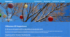 Desktop Screenshot of hoppetossa.com