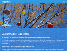 Tablet Screenshot of hoppetossa.com